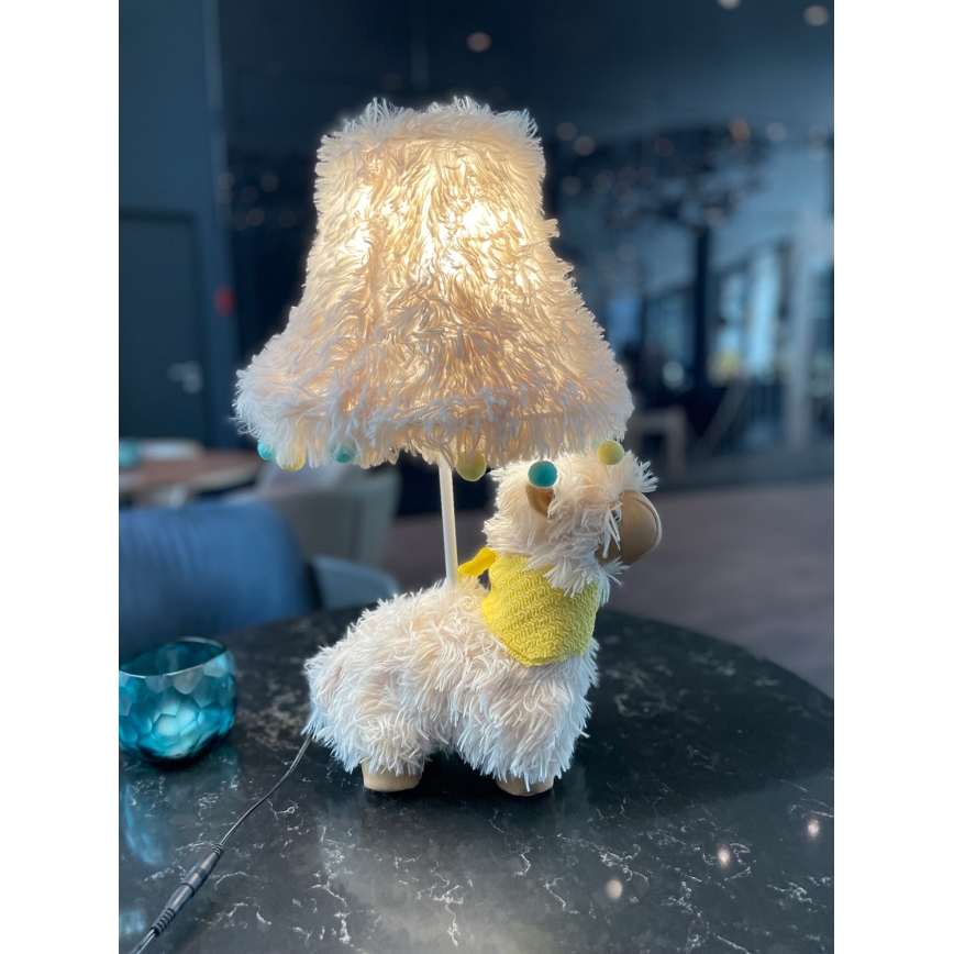 Happy Lamps - Candeeiro de mesa de criança LED ALMA LED/5,4W/230V lhama