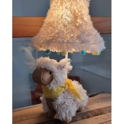 Happy Lamps - Candeeiro de mesa de criança LED ALMA LED/5,4W/230V lhama