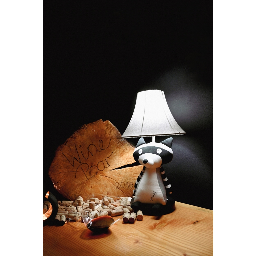 Happy Lamps - Candeeiro de mesa de criança LED BEN LED/5,4W/230V guaxinim