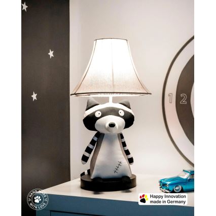 Happy Lamps - Candeeiro de mesa de criança LED BEN LED/5,4W/230V guaxinim