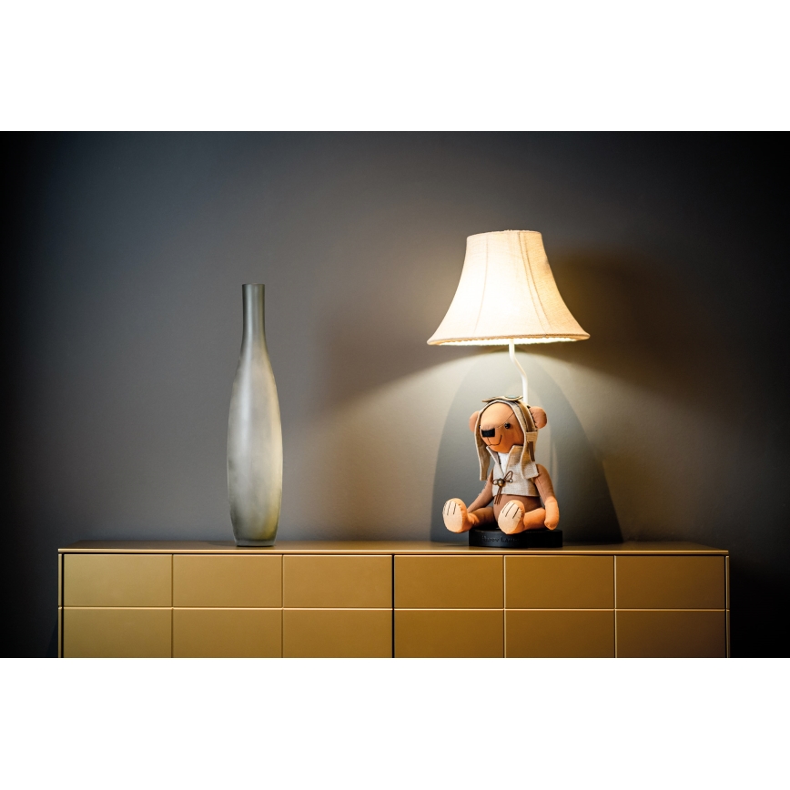 Happy Lamps - Candeeiro de mesa de criança LED CHARLES LED/5,4W/230V urso