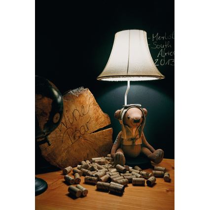 Happy Lamps - Candeeiro de mesa de criança LED CHARLES LED/5,4W/230V urso