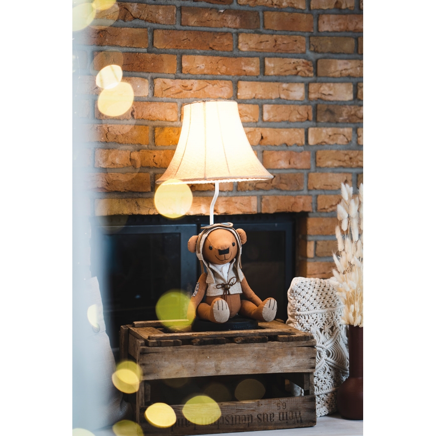 Happy Lamps - Candeeiro de mesa de criança LED CHARLES LED/5,4W/230V urso