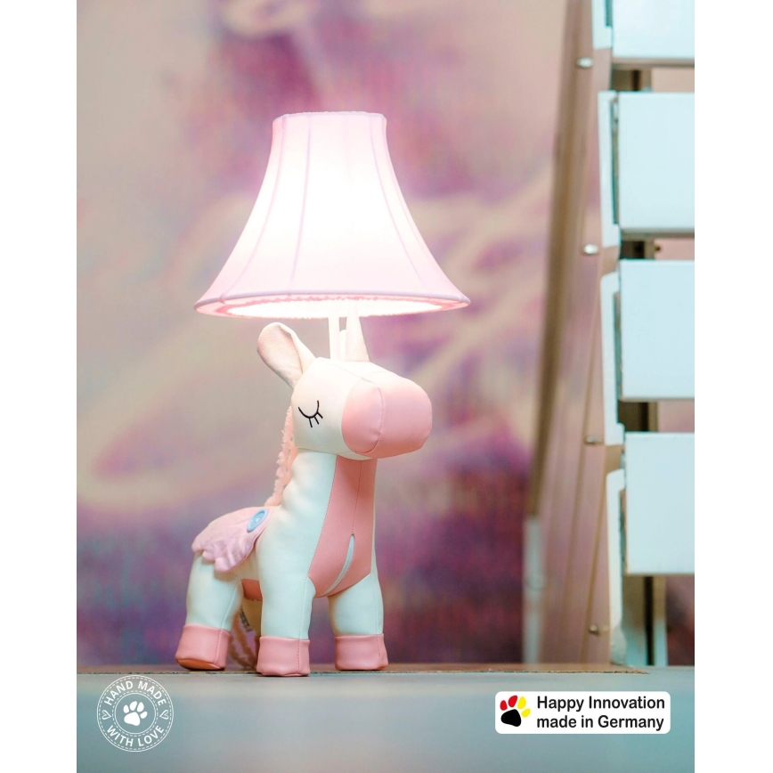 Happy Lamps - Candeeiro de mesa de criança LED ELSA LED/5,4W/230V unicórnio