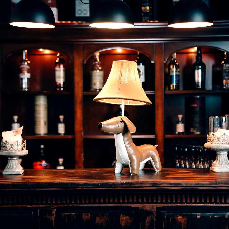 Happy Lamps - Candeeiro de mesa de criança LED WALDI LED/5,4W/230V Dachshund