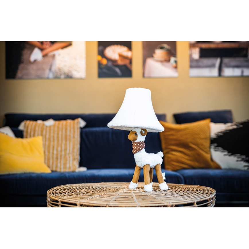 Happy Lamps - Candeeiro de mesa de criança LED WOLLE LED/5,4W/230V ovelha