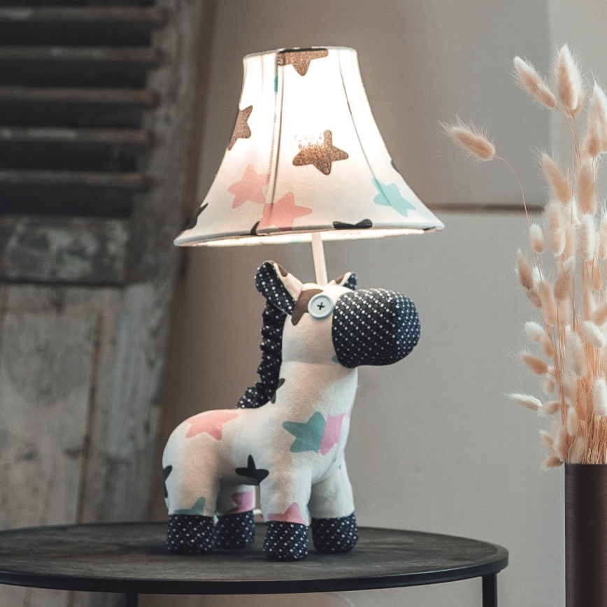 Happy Lamps - Lâmpada de mesa infantil LED FINN LED/5,4W/230V cavalo