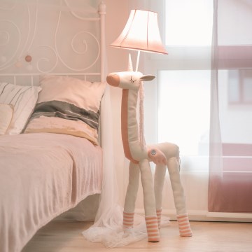 Happy Lamps - Lâmpada de pé infantil LED BONITA LED/5,4W/230V unicórnio