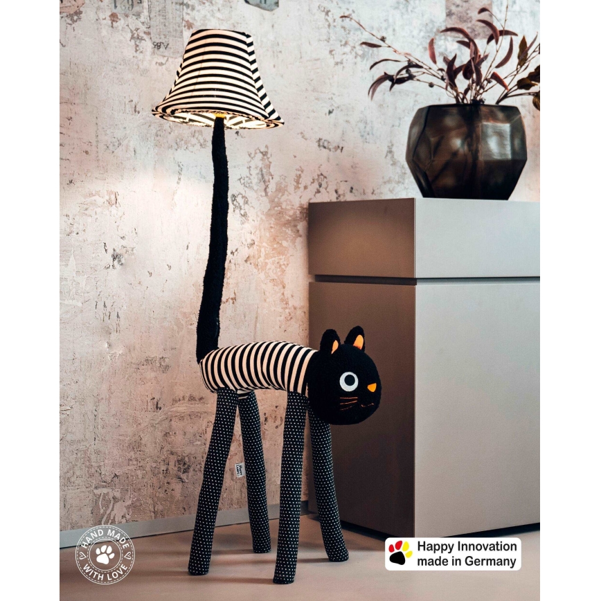 Happy Lamps - LED Candeeiro de chão de criança LUNA LED/5,4W/230V gato