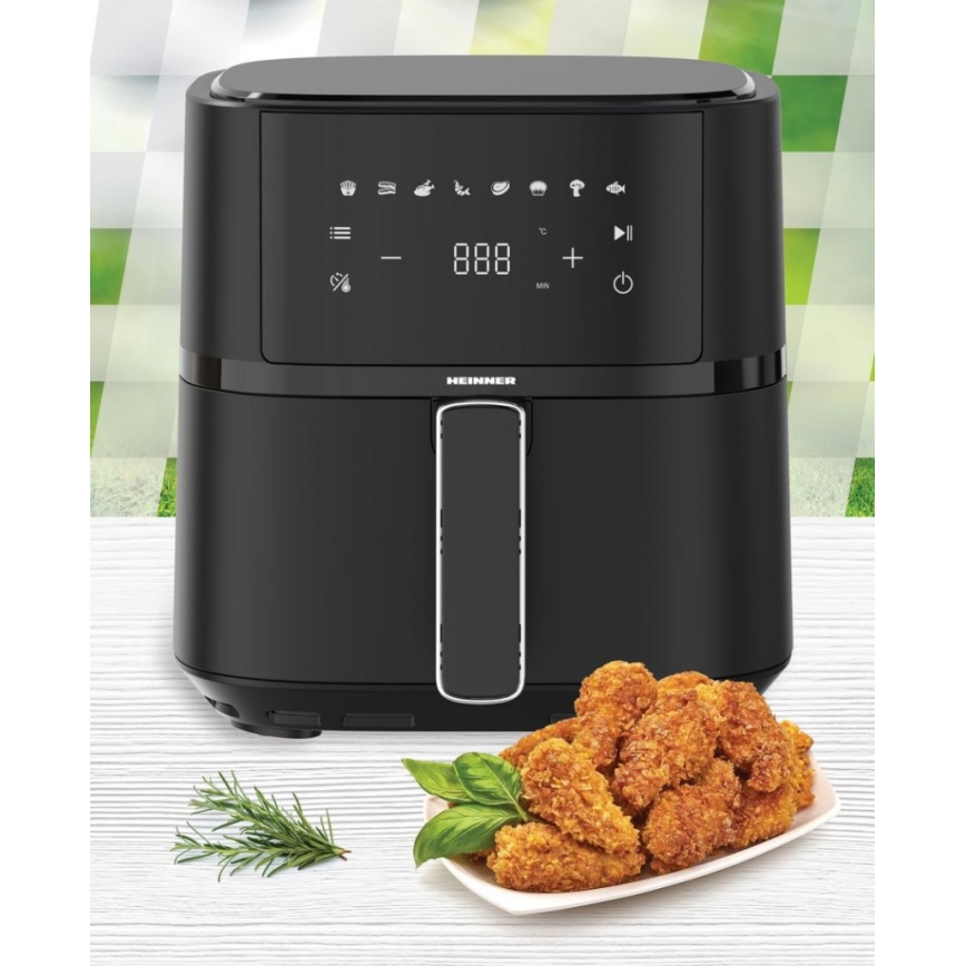 Heinner HAF-B4BK1500 - Fritadeira sem óleo 4 l 1500W/230V preta