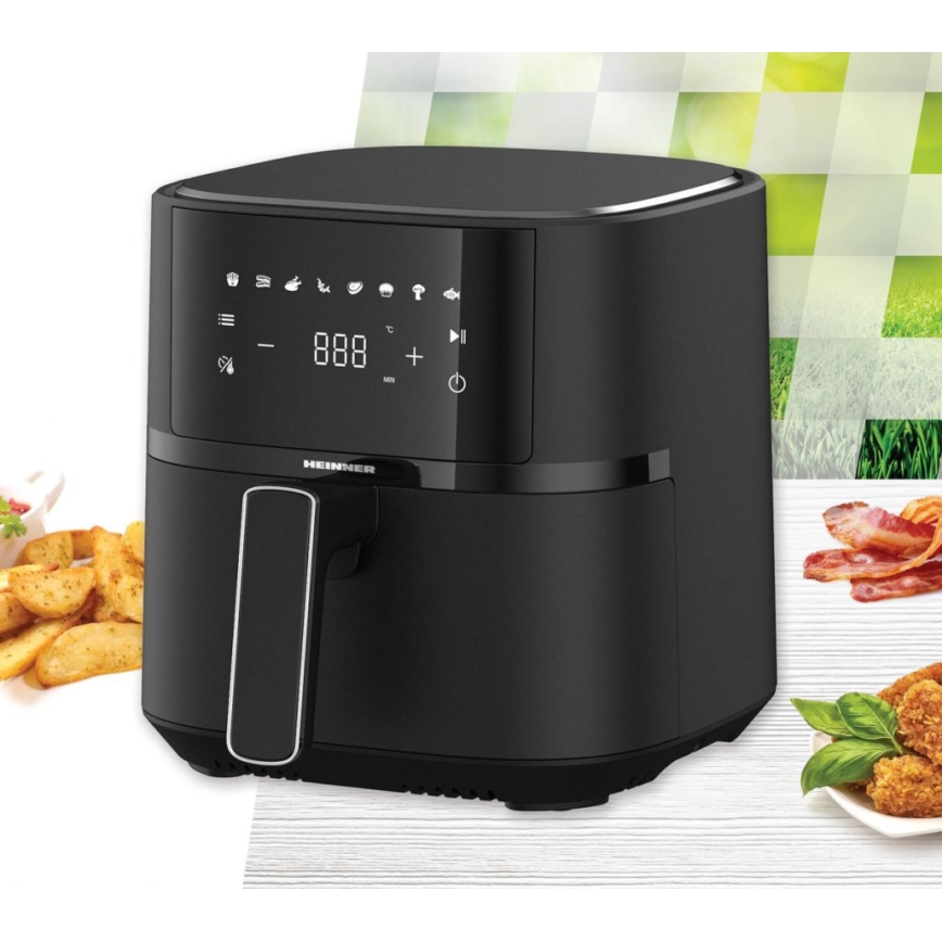 Heinner HAF-B4BK1500 - Fritadeira sem óleo 4 l 1500W/230V preta