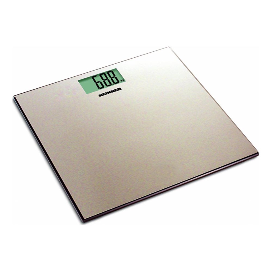Heinner HBS-180SSGD - Balança pessoal digital 2x AAA em aço inoxidável