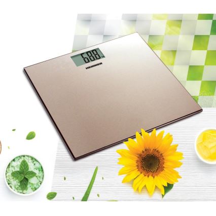 Heinner HBS-180SSGD - Balança pessoal digital 2x AAA em aço inoxidável