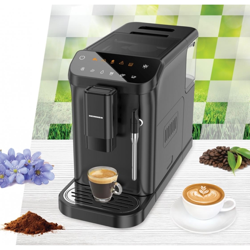 Heinner HEMA-D20DBK - Cafeteira automática 1350W/230V preta