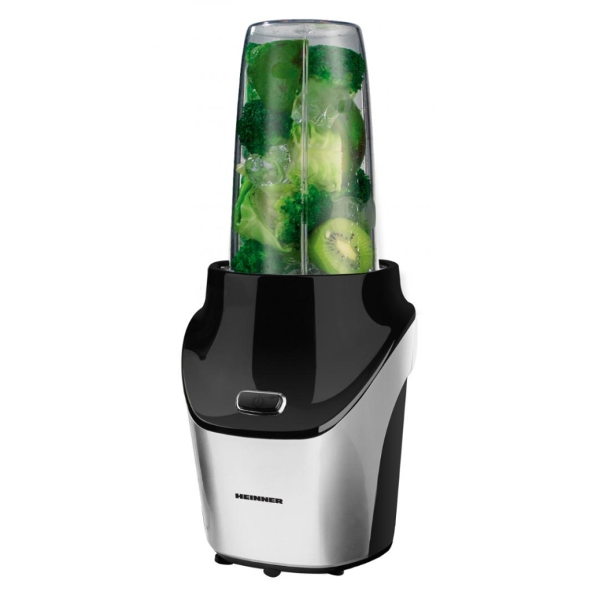Heinner HSB-T1000SS - Mixer nutricional para smoothies 1000W/230V cromo fosco/preto
