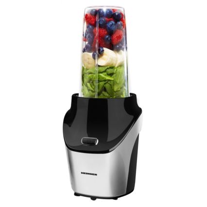 Heinner HSB-T1000SS - Nutri-mixer para smoothies 1000W/230V cromo fosco/preto