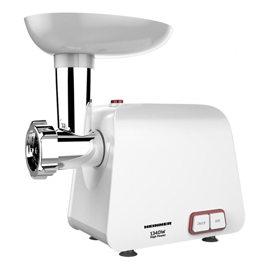 Heinner MG-1340WH - Picadora de carne 1340W/230V branca