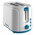 Heinner TP-750BL - Torradeira para 2 fatias 750W/230V branca/azul