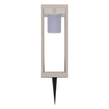 Hesperide - Luminária solar LED com sensor de movimento PIKY LED/3,7V 2600 mAh 40 cm IP65 bege
