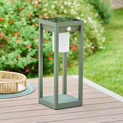 Hesperide - Lanterna solar com sensor de movimento PIKY LED/3,7V 2600 mAh 40 cm IP65 verde