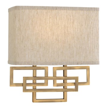 Hinkley - Aplique de parede LANZA 2xE14/60W/230V bronze