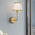 Hinkley - Candeeiro de parede CLARKE 1xE27/40W/230V latão/branco