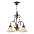 Hinkley - Candeeiro suspenso CELLO 3xE27/60W/230V