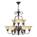 Hinkley - Candeeiro suspenso CELLO 9xE27/60W/230V