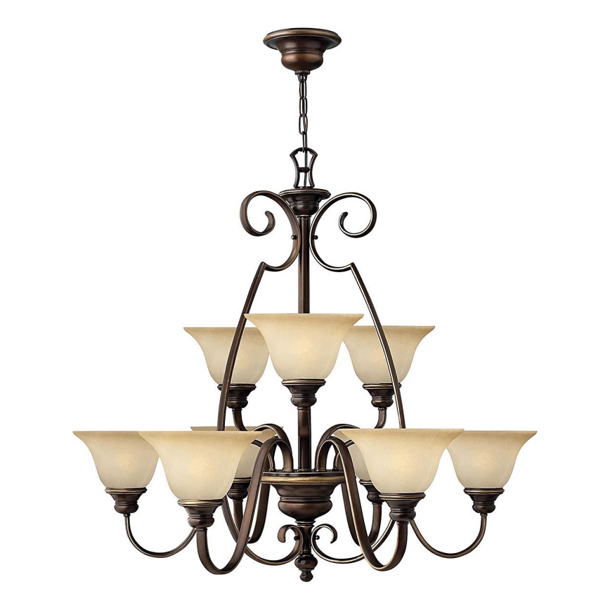 Hinkley - Candeeiro suspenso CELLO 9xE27/60W/230V