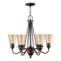 Hinkley - Candeeiro suspenso MAYFLOWER 6xE27/60W/230V