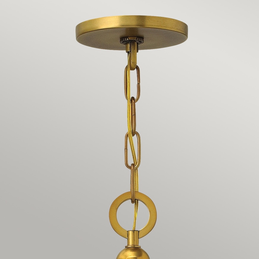 Hinkley - Candelabro suspenso ZELDA 3xE27/60W/230V latão