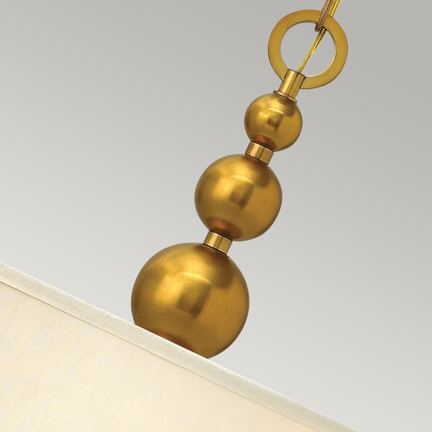 Hinkley - Candelabro suspenso ZELDA 3xE27/60W/230V latão