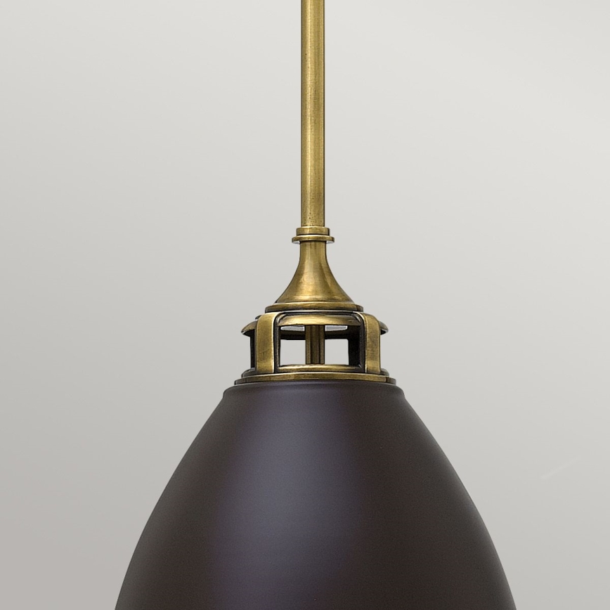 Hinkley - Candeeiro suspenso AMELIA 1xE27/60W/230V bronze