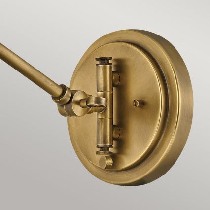 Hinkley - Aplique de parede ARTI com spot 1xE27/60W/230V dourado/castanho