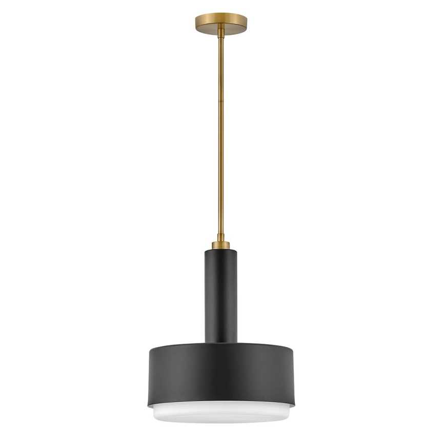 Hinkley - Lustre de haste CEDRIC 2xE27/60W/230V diâmetro 33 cm dourado/preto