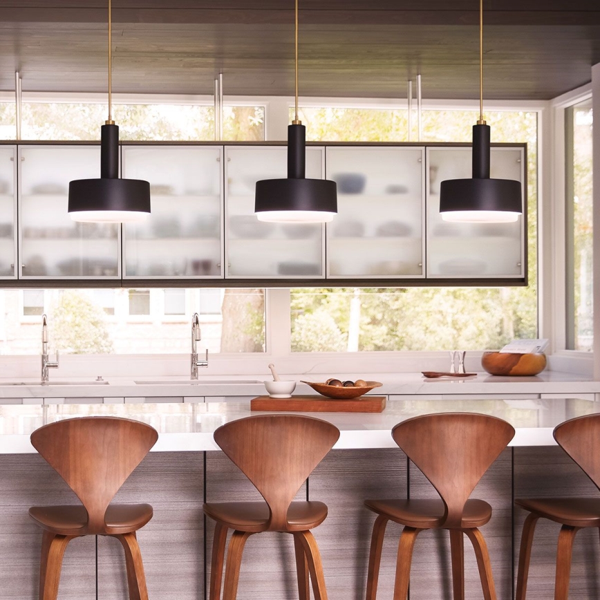 Hinkley - Lustre de haste CEDRIC 2xE27/60W/230V diâmetro 33 cm dourado/preto