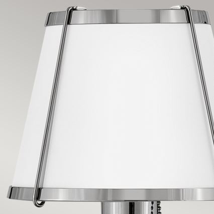 Hinkley - Candeeiro de parede CLARKE 1xE27/40W/230V cromado brilhante/branco