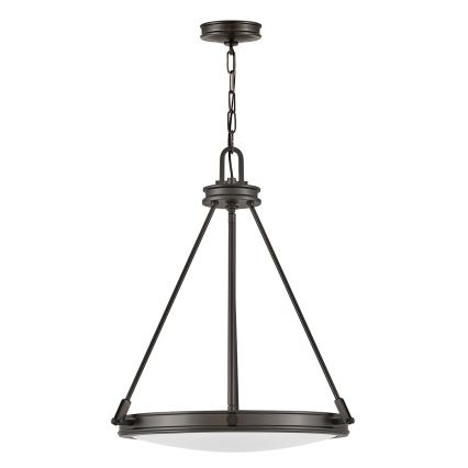 Hinkley - Lustre suspenso com corrente COLLIER 4xE14/40W/230V Ø 54,3 cm preto