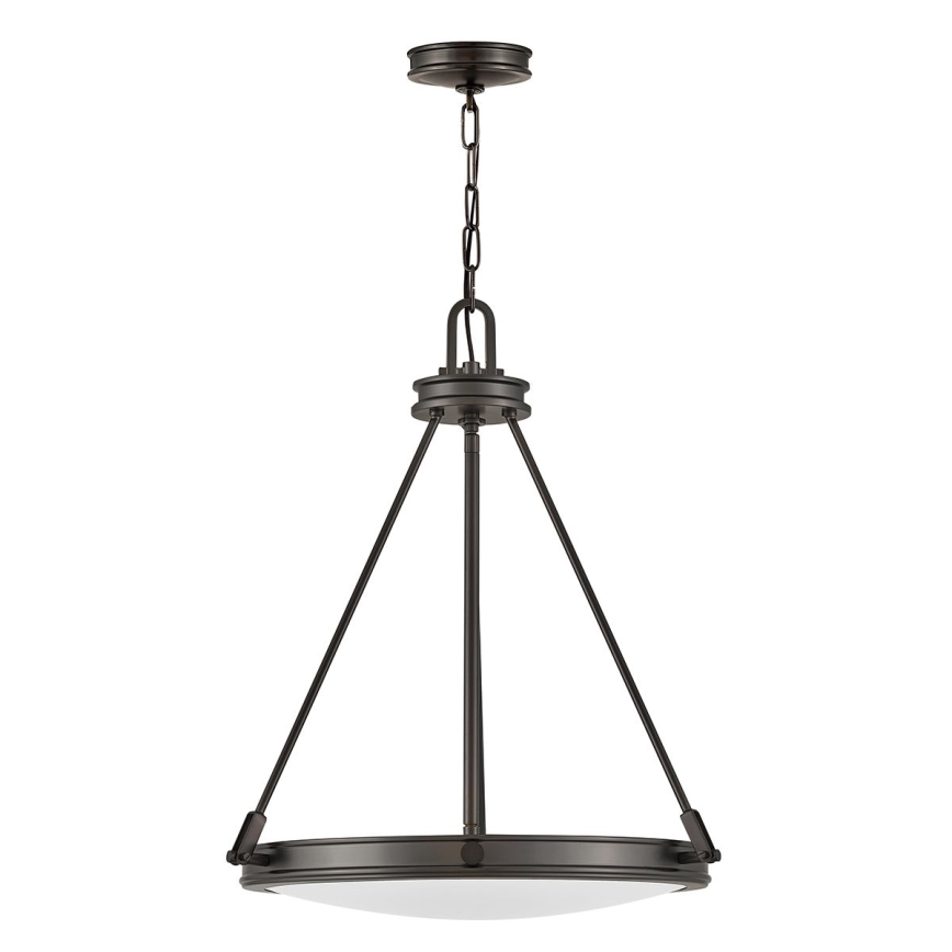 Hinkley - Lustre suspenso com corrente COLLIER 4xE14/40W/230V Ø 54,3 cm preto
