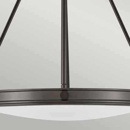 Hinkley - Lustre suspenso com corrente COLLIER 4xE14/40W/230V Ø 54,3 cm preto