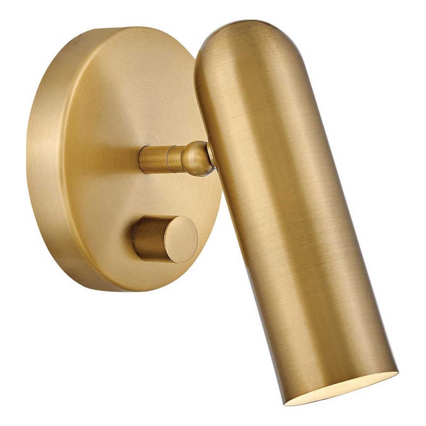 Hinkley HK-DAX1-HB - Aplique de parede DAX LED dimerizável, 9W/230V, 3000K (branco quente), dourado