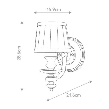 Hinkley - Iluminação de parede DUNHILL 1xE14/60W/230V