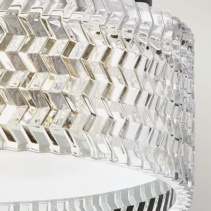 Hinkley - Iluminação de teto ELLE 2xE27/60W/230V diâmetro 30,5 cm preto