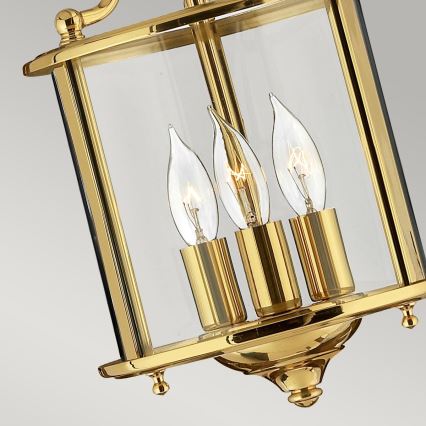 Hinkley - Lustre suspenso com corrente GENTRY 3xE14/60W/230V dourado