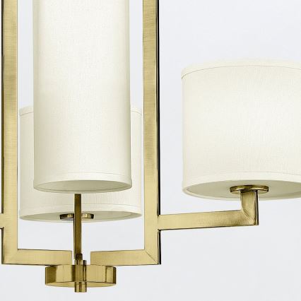 Hinkley - Lustre suspenso por corrente HAMPTON 4xE27/60W/230V dourado