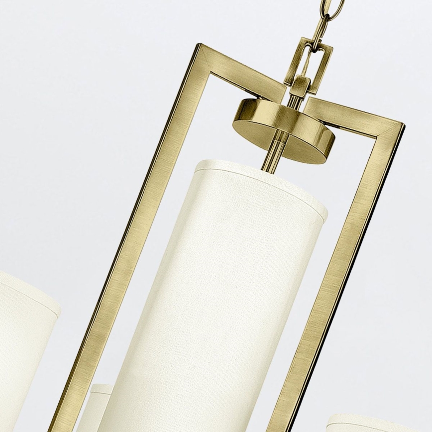 Hinkley - Lustre suspenso por corrente HAMPTON 4xE27/60W/230V dourado