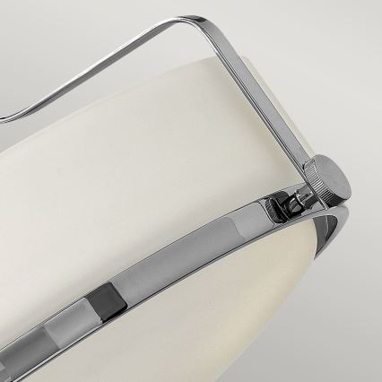 Hinkley - Lustre de tecto de superfície HARPER 3xE27/60W/230V, diâmetro 36,6 cm, acabamento cromado brilhante