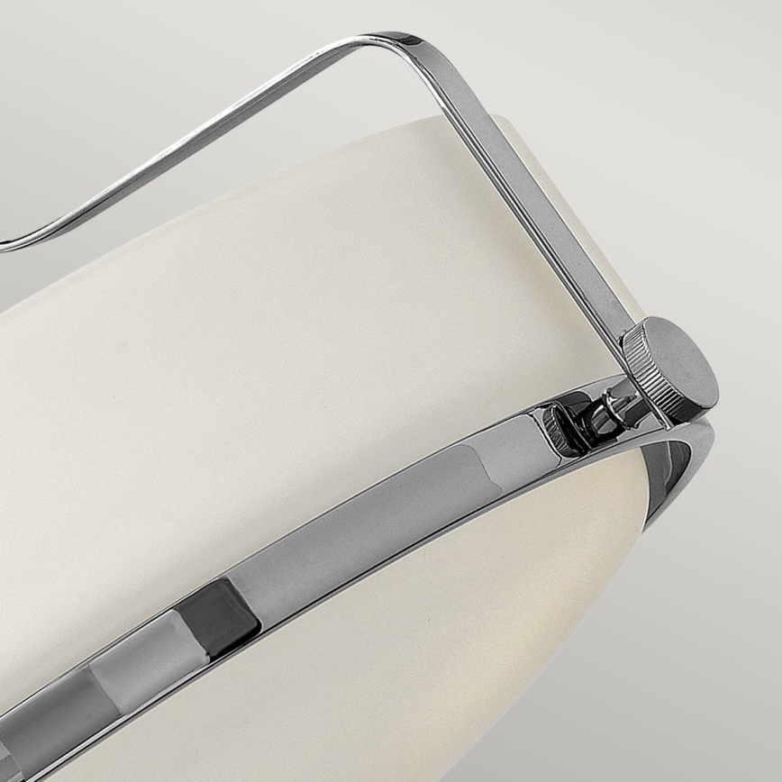 Hinkley - Lustre de tecto de superfície HARPER 3xE27/60W/230V, diâmetro 36,6 cm, acabamento cromado brilhante