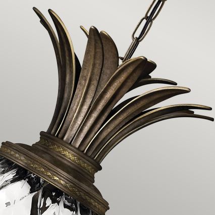 Hinkley - Candeeiro suspenso PLANTATION 4xE14/40W/230V bronze