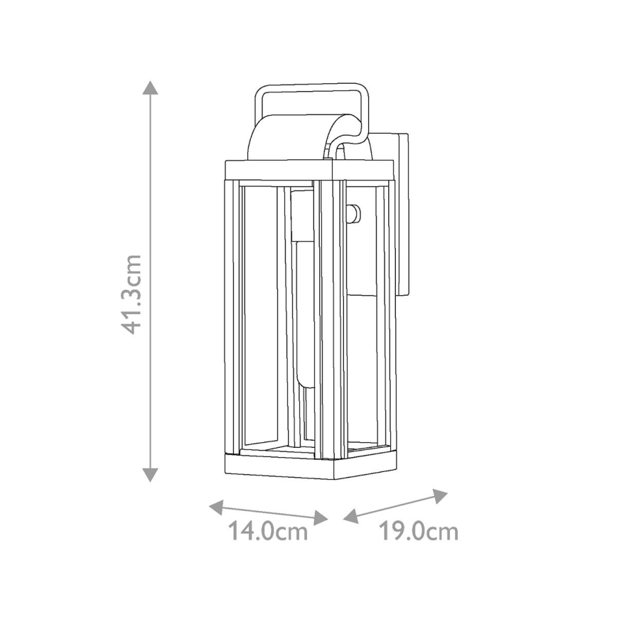 Hinkley - Aplique de parede exterior HARBOR 1xE27/60W/230V IP44 bronze